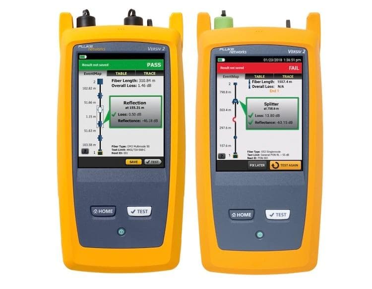Fluke OptiFiber Pro OTDR device